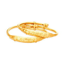 22KT YELLOW GOLD BANGLE SET