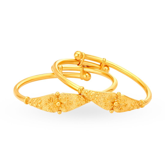 22KT YELLOW GOLD BANGLE SET