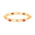 22KT GOLD AND RUBY BANGLE