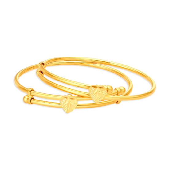 22KT YELLOW GOLD BANGLE SET