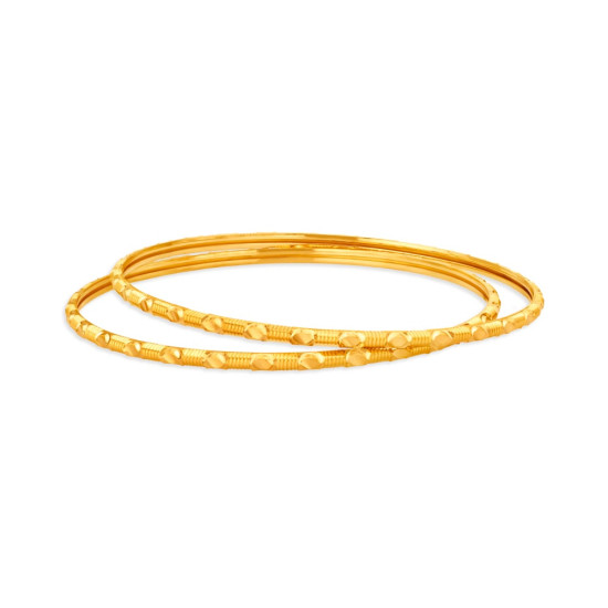 22KT YELLOW GOLD BANGLE SET