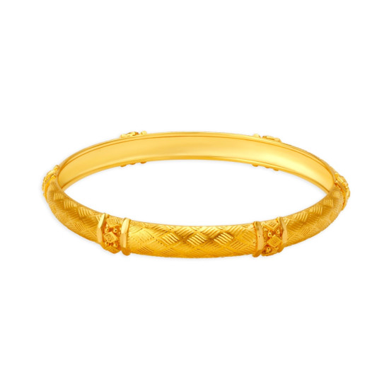 22KT YELLOW GOLD BANGLE SET