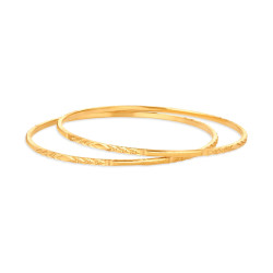 22KT YELLOW GOLD BANGLE SET