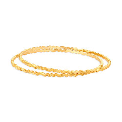 22KT YELLOW GOLD BANGLE SET