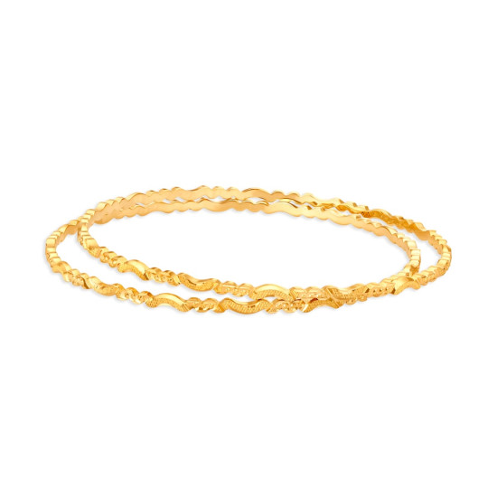 22KT YELLOW GOLD BANGLE SET