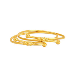 22KT YELLOW GOLD BANGLE SET