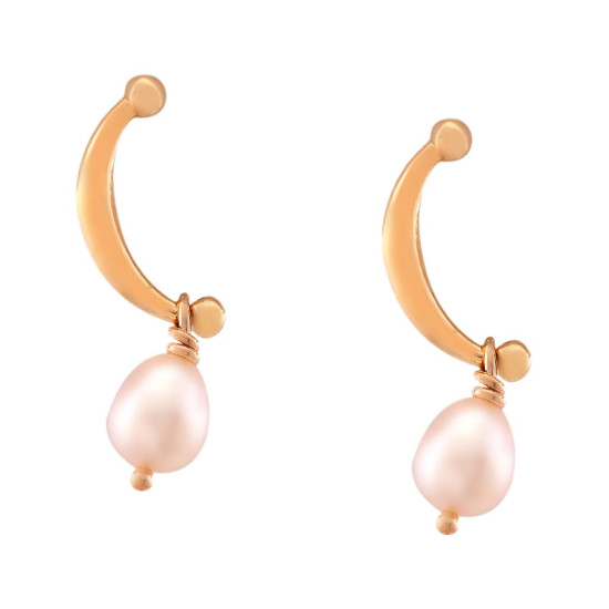 18KT PEARL C DROPS