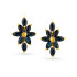 22KT GOLD AND SAPPHIRE EARRINGS