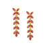 22KT GOLD AND RUBY DROP EARRINGS