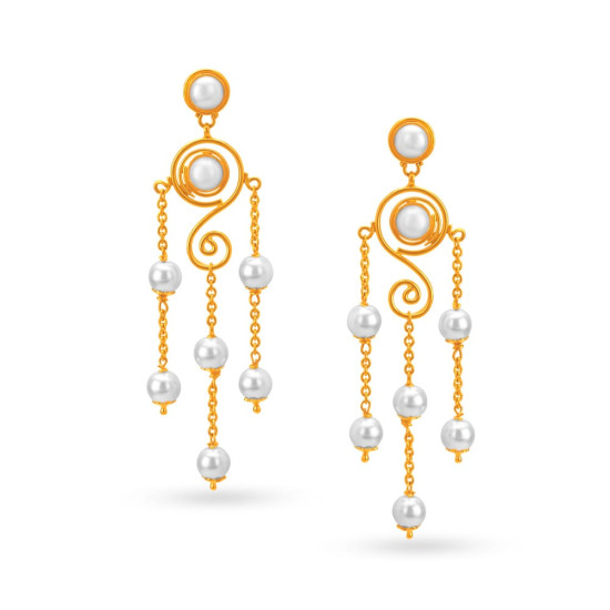 22KT GOLD DROP EARRINGS