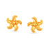 22KT GOLD STUD EARRINGS