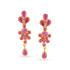 22KT GOLD AND RUBY DROP EARRINGS