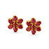 22KT GOLD AND RUBY STUD EARRINGS