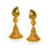 22KT GOLD AND KUNDAN GLASS JHUMKIS