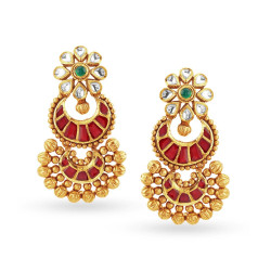 22KT GOLD DROP EARRINGS