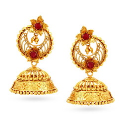 22KT GOLD JHUMKIS