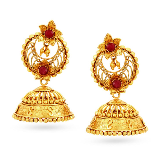 22KT GOLD JHUMKIS