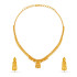 22KT GOLD NECKWEAR EARRINGS SET