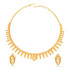 22KT GOLD NECKWEAR EARRINGS SET