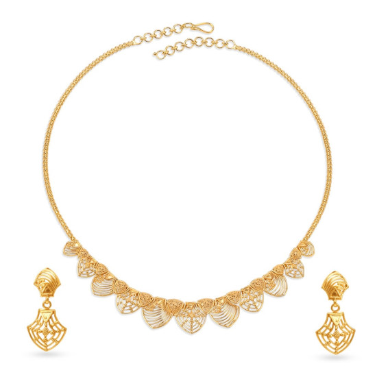 22KT GOLD NECKWEAR SET