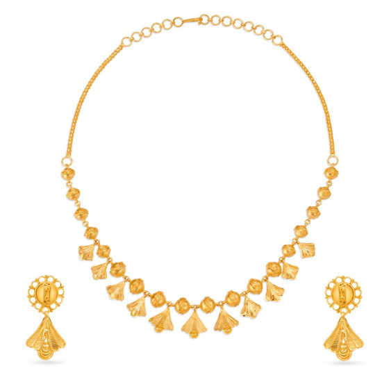 22KT GOLD NECKWEAR SET