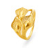 18KT YELLOW GOLD FINGER RING