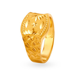 22KT GOLD FINGER RING