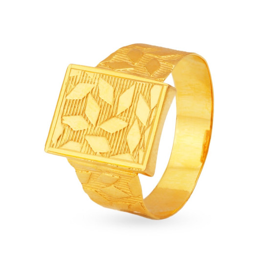 22KT YELLOW GOLD FINGER RING