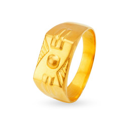 22KT YELLOW GOLD FINGER RING